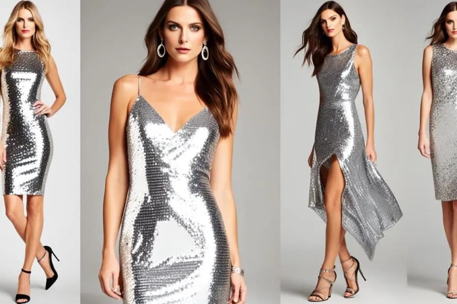 Jak dobrać idealne buty i torebkę do srebrnej sukienki? Sprawdź stylowe zestawienia!