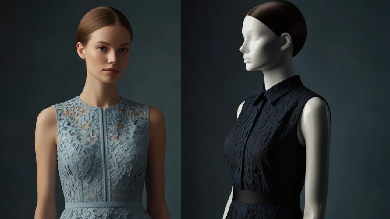 Czy błękitna sukienka to nowa czarna w eleganckiej garderobie?