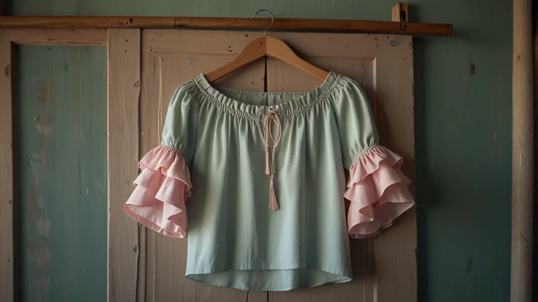 Jak bluzki z falbanką na ramionach odmładzają look?