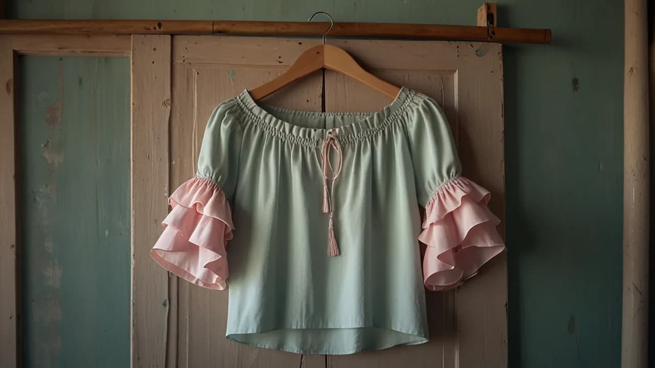 Jak bluzki z falbanką na ramionach odmładzają look?